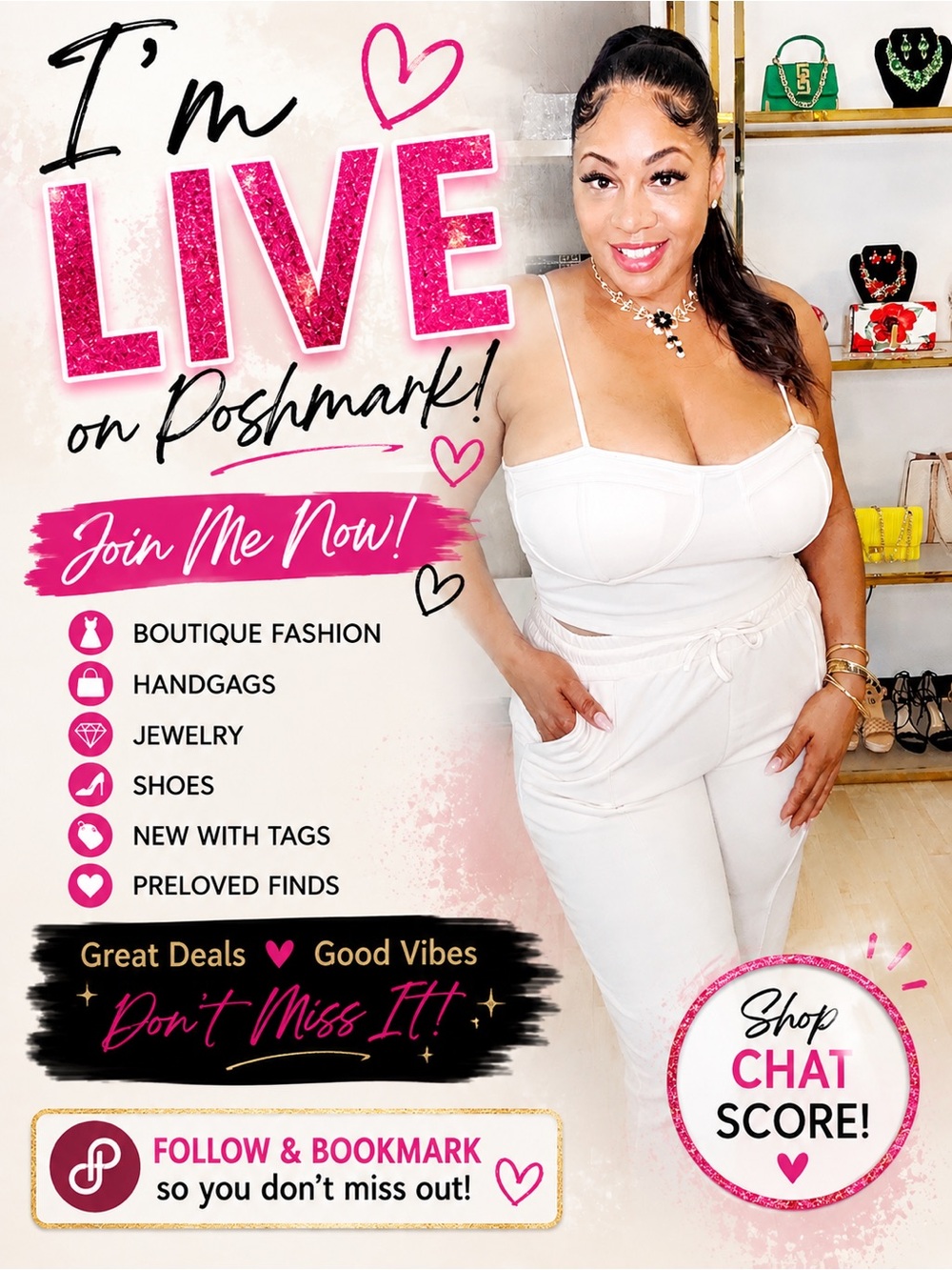 @erikab614 LIKE this listing to be notified for Posh Live Shows! 💜